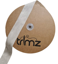 Load image into Gallery viewer, Natural Style off White Cotton Herringbone Webbing 5 Widths Available Sold Per Metre