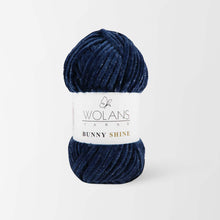 Load image into Gallery viewer, Wolans Bunny Shine Knitting and Crochet Yarn/Wool With Silver Metallic Thread- 100g Balls