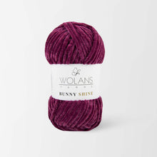 Load image into Gallery viewer, Wolans Bunny Shine Knitting and Crochet Yarn/Wool With Silver Metallic Thread- 100g Balls
