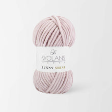 Load image into Gallery viewer, Wolans Bunny Shine Knitting and Crochet Yarn/Wool With Silver Metallic Thread- 100g Balls