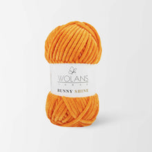 Load image into Gallery viewer, Wolans Bunny Shine Knitting and Crochet Yarn/Wool With Silver Metallic Thread- 100g Balls