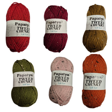 Load image into Gallery viewer, Papatya Tweed Chunky Yarn 100g Ball