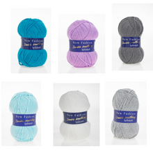 Load image into Gallery viewer, Woolcraft New Fashion Double Knit Yarn 100 Gram Ball