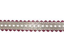 Load image into Gallery viewer, Eyelet Knitting In Lace - Per Metre