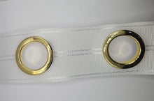 Load image into Gallery viewer, Eyelet Curtain Tape and Coloured Eyelets- Per Metre