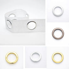 Load image into Gallery viewer, Eyelet Curtain Tape and Coloured Eyelets- Per Metre