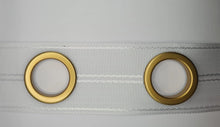 Load image into Gallery viewer, Eyelet Curtain Tape and Coloured Eyelets- Per Metre