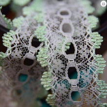 Load image into Gallery viewer, Eyelet Knitting In Lace - Per Metre