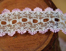 Load image into Gallery viewer, Eyelet Knitting In Lace - Per Metre
