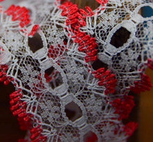 Load image into Gallery viewer, Eyelet Knitting In Lace - Per Metre