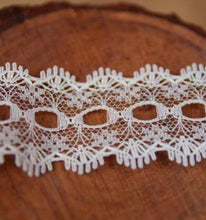 Load image into Gallery viewer, Eyelet Knitting In Lace - Per Metre