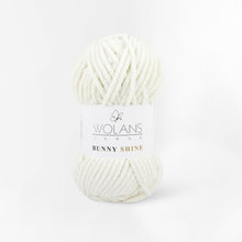 Load image into Gallery viewer, Wolans Bunny Shine Knitting and Crochet Yarn/Wool With Silver Metallic Thread- 100g Balls
