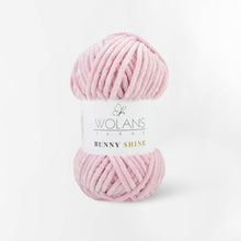 Load image into Gallery viewer, Wolans Bunny Shine Knitting and Crochet Yarn/Wool With Silver Metallic Thread- 100g Balls
