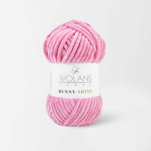 Load image into Gallery viewer, Wolans Bunny Shine Knitting and Crochet Yarn/Wool With Silver Metallic Thread- 100g Balls
