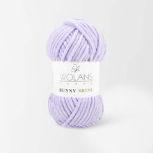 Load image into Gallery viewer, Wolans Bunny Shine Knitting and Crochet Yarn/Wool With Silver Metallic Thread- 100g Balls
