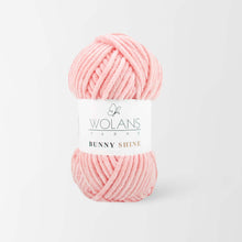 Load image into Gallery viewer, Wolans Bunny Shine Knitting and Crochet Yarn/Wool With Silver Metallic Thread- 100g Balls
