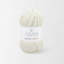 Load image into Gallery viewer, Wolans Bunny Shine Knitting and Crochet Yarn/Wool With Silver Metallic Thread- 100g Balls
