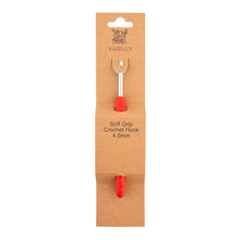 Load image into Gallery viewer, Yarnly Soft Grip Ergonomic Crochet Hook 2mm to 10mm-Sold Singular
