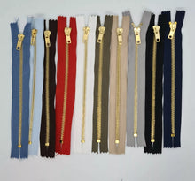 Load image into Gallery viewer, Metal Teeth Jeans Zip- 5 Sizes Available
