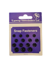 Load image into Gallery viewer, Clearance Black Snap Fasteners-Various Sizes Available
