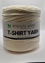 Load image into Gallery viewer, Snowy Yarn Eco Recycled  T Shirt Yarn 600g Ball 120m Length
