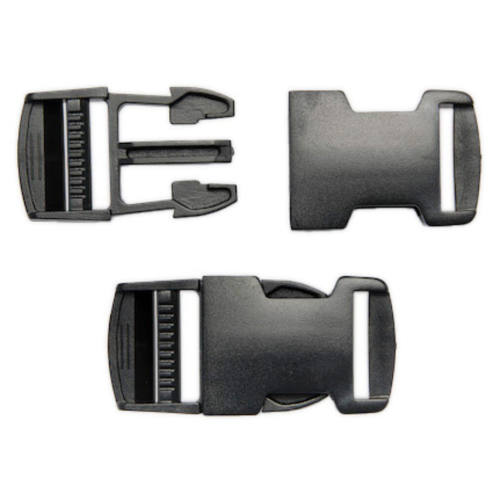 25mm and 40mm Delrin Quick Slide Release Buckle/Bag Clip