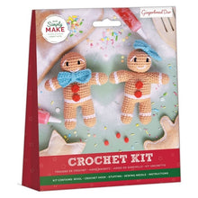 Load image into Gallery viewer, Docrafts-Simply Make Christmas Gingerbread Duo Crochet Kit
