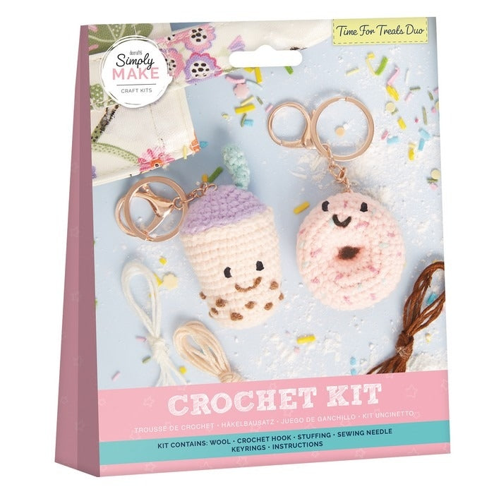 Docrafts-Simply Make Time For Treats Duo Crochet Kit
