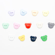 Load image into Gallery viewer, 15mm 2 Hole Teddy Bear Head Shape Buttons
