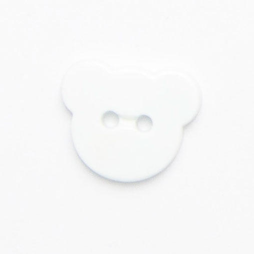 15mm 2 Hole Teddy Bear Head Shape Buttons