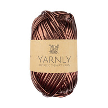 Load image into Gallery viewer, Yarnly-Metallic T Shirt Yarn 100G Ball-45 Metre Length-10 Colours
