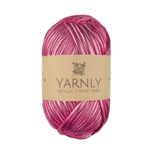 Load image into Gallery viewer, Yarnly-Metallic T Shirt Yarn 100G Ball-45 Metre Length-10 Colours
