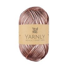 Load image into Gallery viewer, Yarnly-Metallic T Shirt Yarn 100G Ball-45 Metre Length-10 Colours
