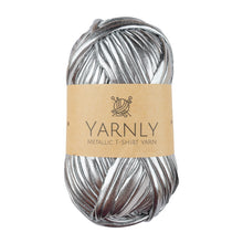 Load image into Gallery viewer, Yarnly-Metallic T Shirt Yarn 100G Ball-45 Metre Length-10 Colours
