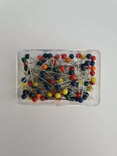 Load image into Gallery viewer, Plastic Top Coloured Headed Straight Pins

