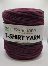 Load image into Gallery viewer, Snowy Yarn Eco Recycled  T Shirt Yarn 600g Ball 120m Length
