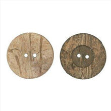 Load image into Gallery viewer, Coconut Wood Buttons - 15mm, 18mm, 20mm, 25mm, 29mm, 34mm, 38mm, 51mm
