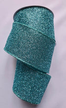 Load image into Gallery viewer, Sparkly Christmas  Wired Ribbon 2.5&quot; - Per Yard
