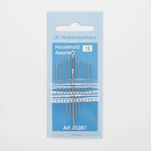 Household Assorted-Hand sewing needles - 12 pieces