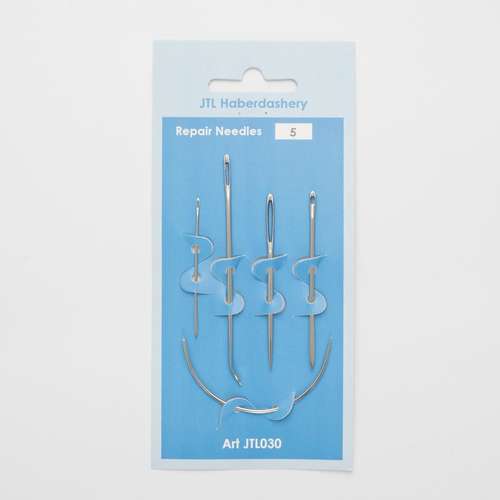 Hand Sewing Repair Needles - 5 pieces