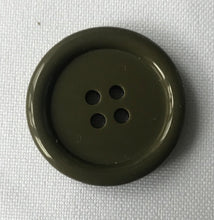 Load image into Gallery viewer, 4 Hole Flat Coat Button 15mm, 18mm, 20mm, 23mm, 25mm, Blue, Brown, Grey, Khaki, Beige
