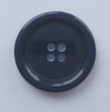 Load image into Gallery viewer, 4 Hole Flat Coat Button 15mm, 18mm, 20mm, 23mm, 25mm, Blue, Brown, Grey, Khaki, Beige
