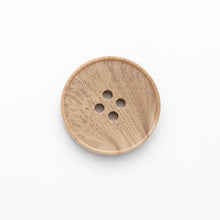 Load image into Gallery viewer, 4 Hole Wood Effect Plastic Buttons 15mm, 20mm and 23mm
