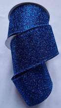 Load image into Gallery viewer, Sparkly Christmas  Wired Ribbon 2.5&quot; - Per Yard
