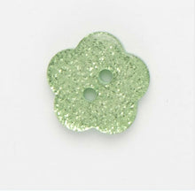 Load image into Gallery viewer, Glitter Flower Buttons - 11.5mm &amp; 15mm &amp; 18mm
