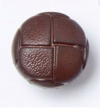 Load image into Gallery viewer, 15mm Leather Look Football Shank Buttons
