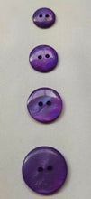 Load image into Gallery viewer, 2 Hole Iridescent Buttons - 13mm, 15mm, 18mm &amp; 20mm
