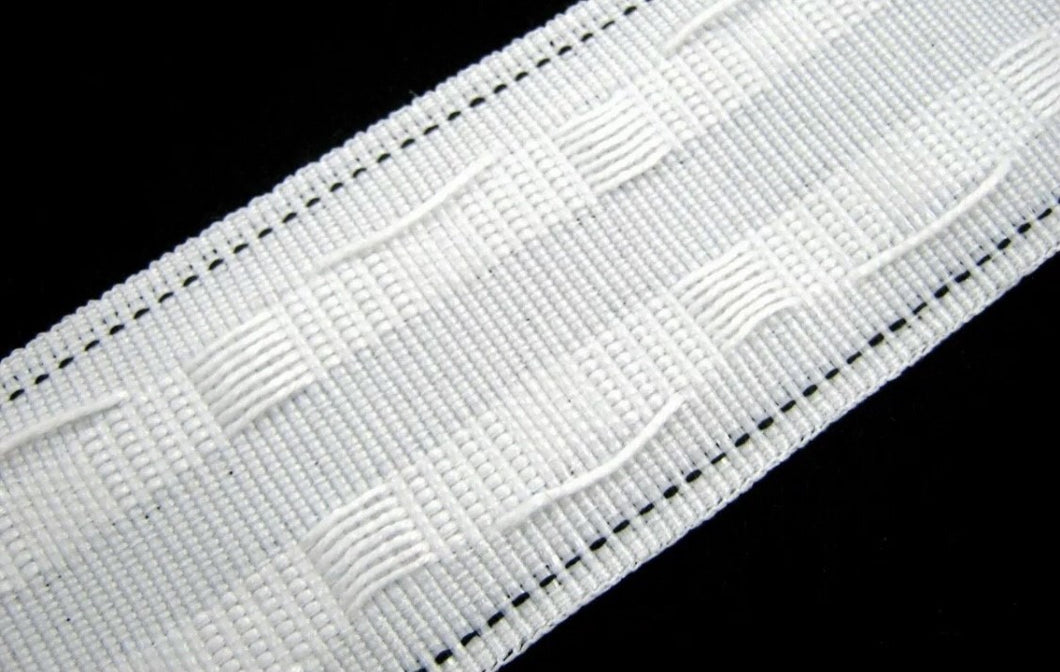 Curtain Tape (50mm 2 Inch) Per Metre